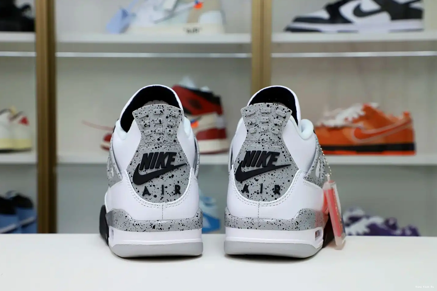 4 Air Retro Cement Jordan White Kimikick 0601